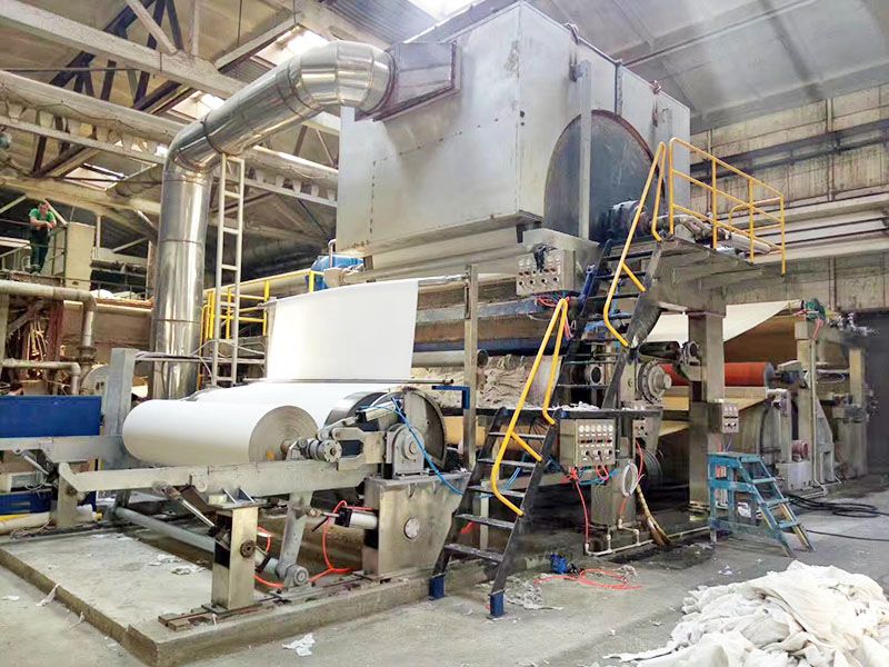 Ukraine high-grade toilet paper machine production line